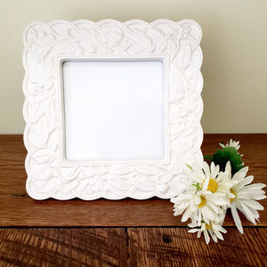 Square White Ceramic Picture Frame